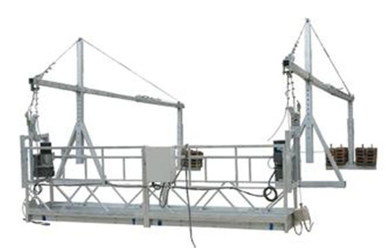 Hot Galvanized Rope Suspended Platform , High Rise Building Suspended Gondola
