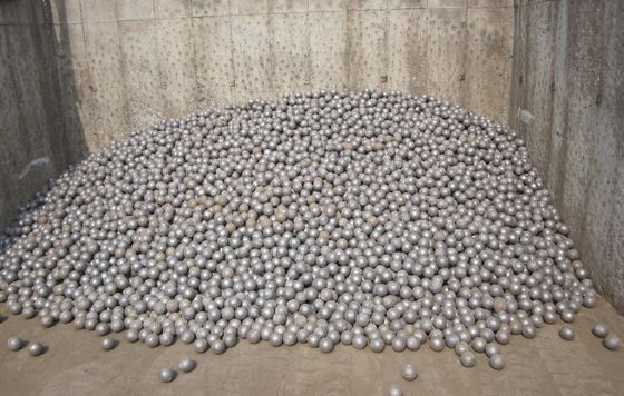 High Cr15 Holt-rolled Cast Iron Balls HRC60 Grinding Media For Coal Mill, Cement Mill