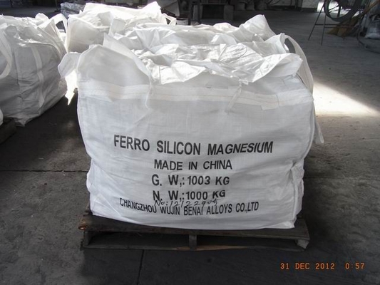 Rare Earth Ferro Silicon Magnesium Alloy Nodulizing Agent With Metal Luster