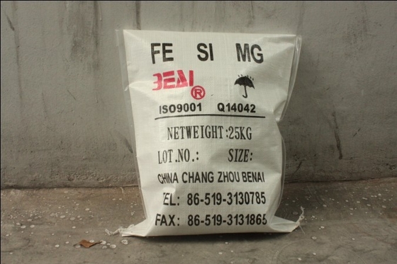 FeSiMg Alloy , Ferro Silicon Magnesium Casting Alloys RE 9 , Ca 1.5 - 3.0%