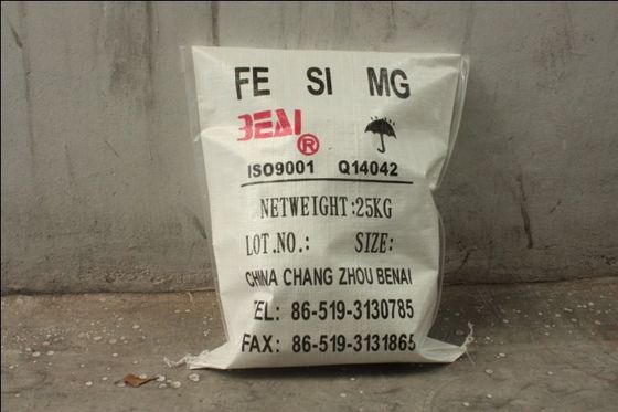 Ferro Silicon Magnesium Alloy Nodulizer With Re 4-6% , Mg 7-9% Composition