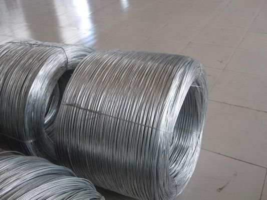 Electro Silver Steel Galvanized Iron Wire , Bwg24 High Carbon Steel Wire