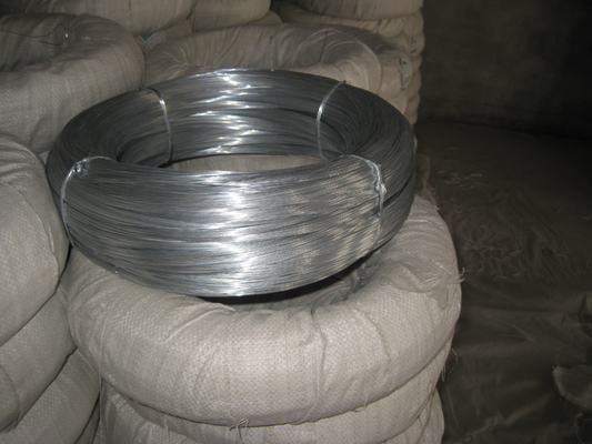 Zinc Soft Flexible Galvanized Iron Wire , Electric Steel Wire Small Coils