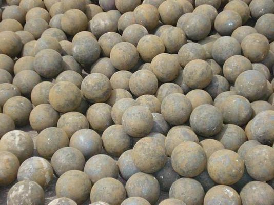 Cr15 Mining Forged Steel Balls Grinding Media With More Than HRC60 Hardness