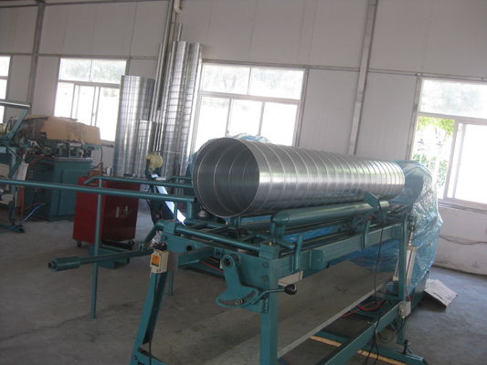 Industrial Spiral Tube making machine With Galvanized Steel , Aluminum Duct Forming F1600