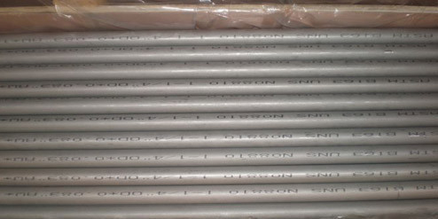 Seamless Stainless Steel Tube ASTM B163 Monel400 , Nicu30Fe Incoloy 825 Inconel600