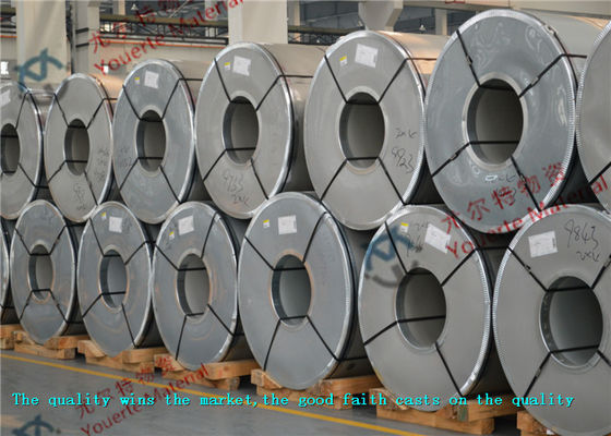 No.4 No.1 No.6 NO.8 Cold Rolled Stainless Steel Coils / ASTM JIS SUS DIN EN 400mm - 680mm Steel Coil