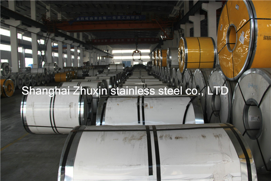 Cold Rolled ASTM AISI SUS 304 Stainless Steel Coils Thin Wall with Brushed Finish