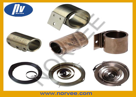 flat SUS301 / Stainless Steel Coil Springs for Auto Shelf Pusher