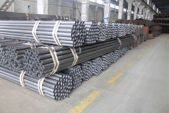 Low Alloy Steel Pipe, ERW Welded Steel Pipes With MTC EN 10204 / 3.1, ASTM A53 For Piling, Carpentry, Structural Work