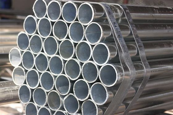 Round EN10219 Seamless Galvanized Steel Tubes Pipe Custom For Hydraulic Pipe