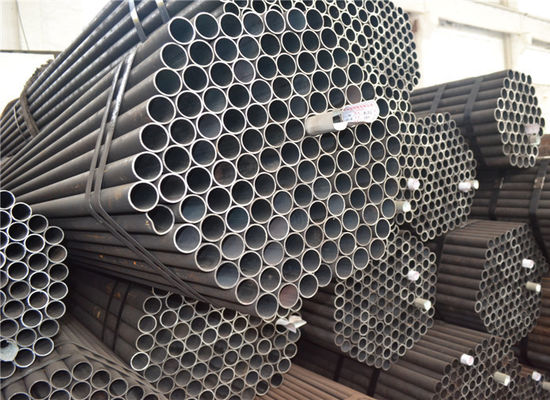 Mild steel round tube for Mechanical And Engineering , mild steel exhaust tubing EN10297-1